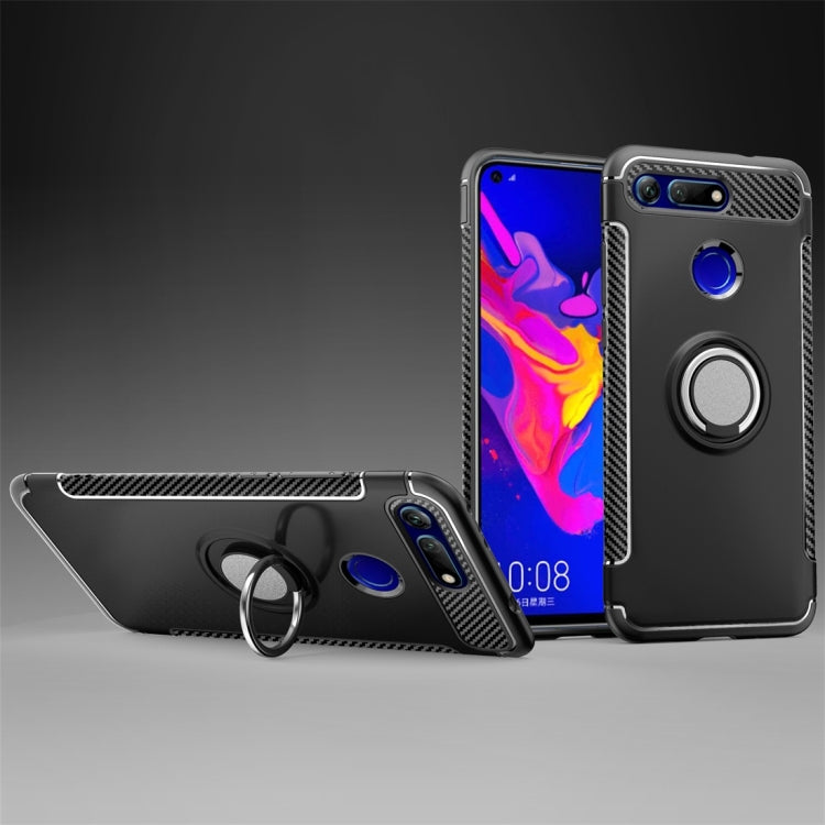 Magnetic 360 Degree Rotation Ring Holder Armor Protective Case for Huawei Honor View 20