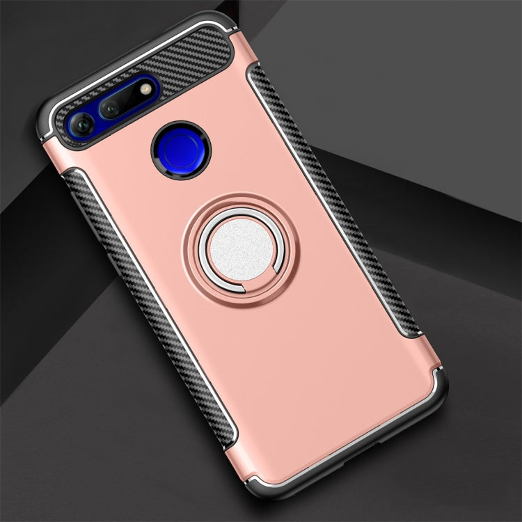 Magnetic 360 Degree Rotation Ring Holder Armor Protective Case for Huawei Honor View 20
