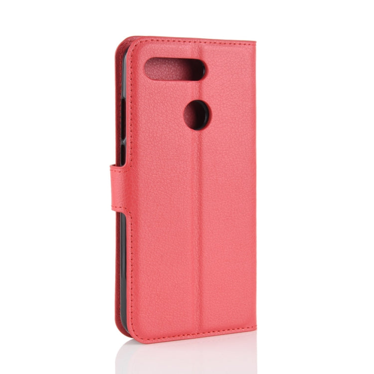 Litchi Texture Horizontal Flip Leather Case For Huawei Honor V20 ,With Holder & Wallet & Card Slots