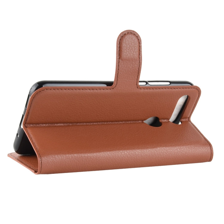 Litchi Texture Horizontal Flip Leather Case For Huawei Honor V20 ,With Holder & Wallet & Card Slots