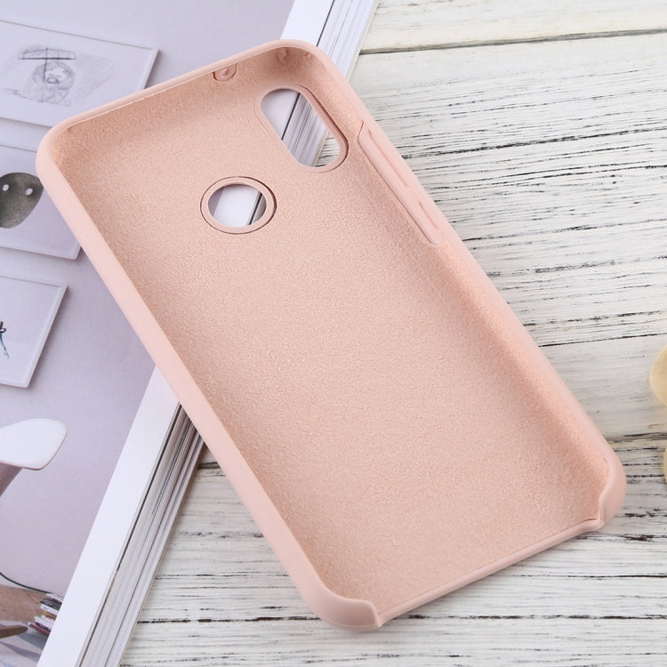 Solid Color Liquid Silicone Dropproof Protective Case for Huawei P20 Lite