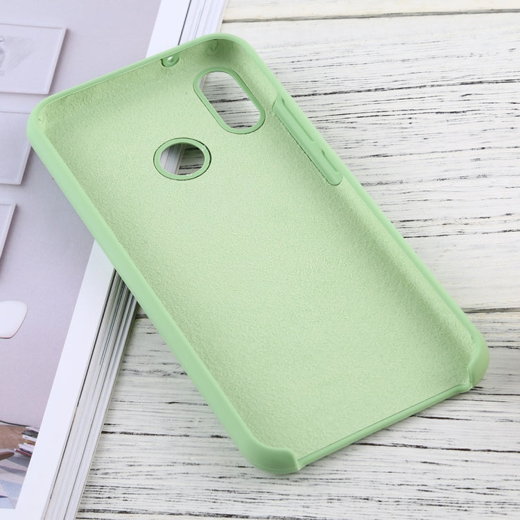 Solid Color Liquid Silicone Dropproof Protective Case for Huawei P20 Lite