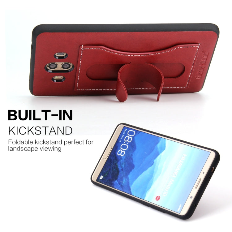 Fierre Shann Full Coverage Protective Leather Case for Huawei Mate 10,  with Holder & Card Slot