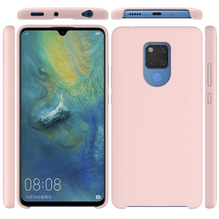 Pure Color Liquid Silicone Case for Huawei Mate 20 X