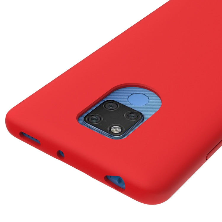 Pure Color Liquid Silicone Case for Huawei Mate 20 X