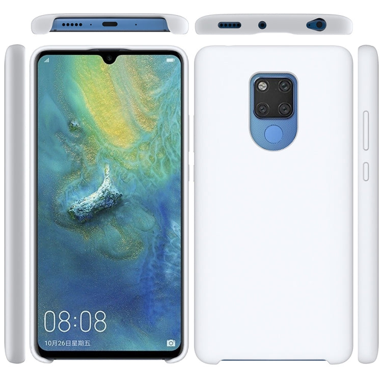 Pure Color Liquid Silicone Case for Huawei Mate 20 X