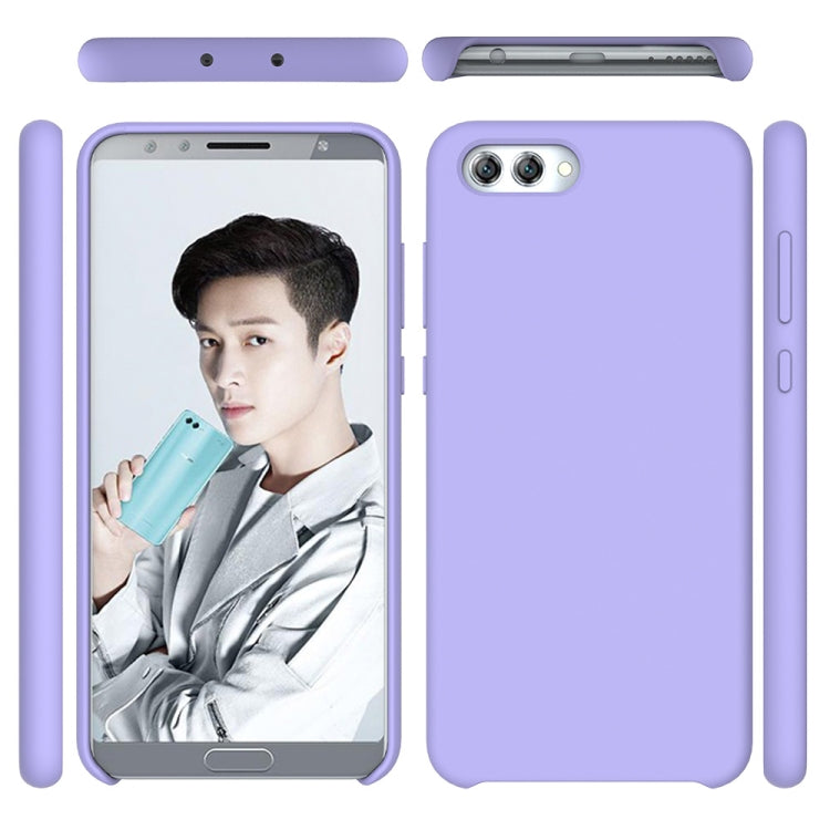 Pure Color Liquid Silicone Case for Huawei Honor View 10 / nova 2s