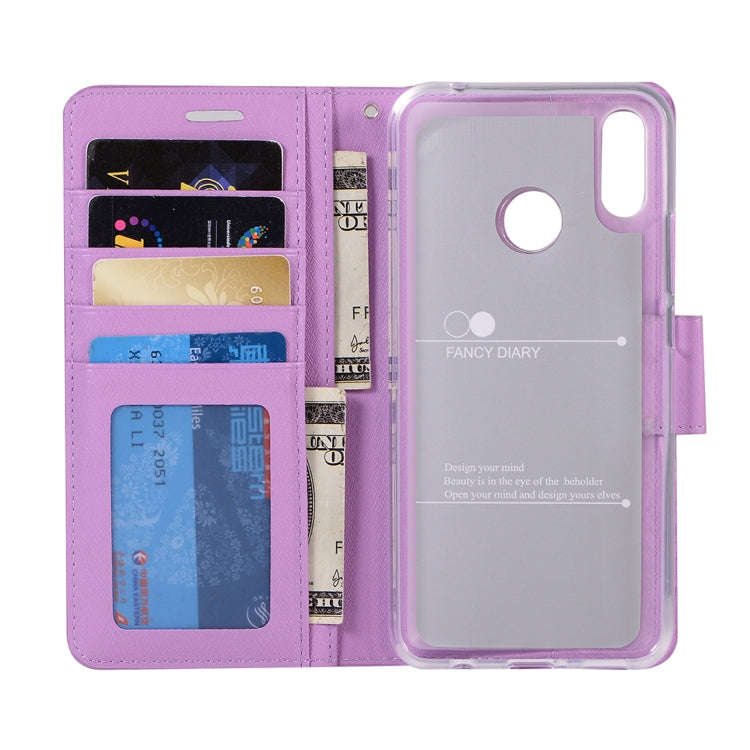 Silk Texture Horizontal Flip Leather Case for Huawei Honor Note 10, with Holder & Card slots & Wallet & Photo Frame