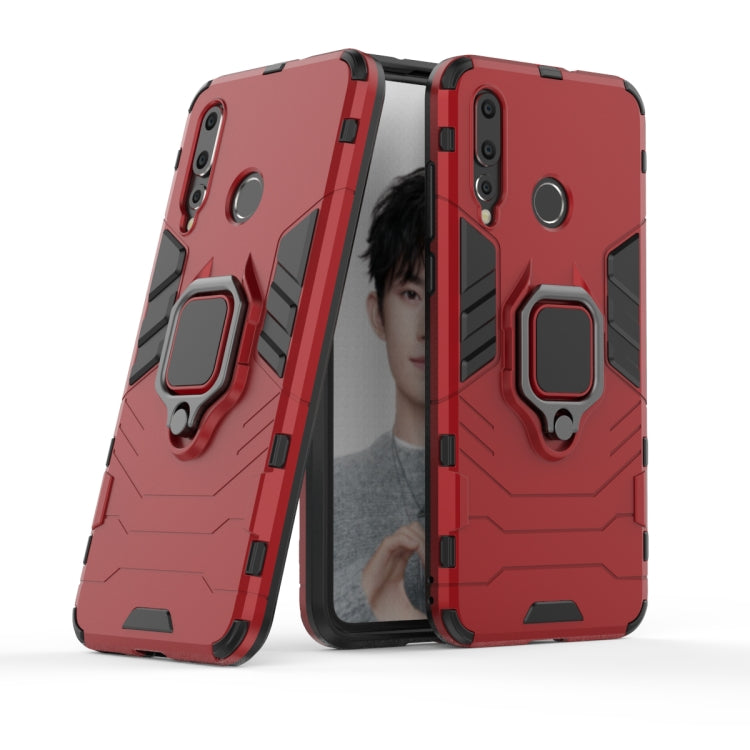 PC + TPU Shockproof Protective Case with Magnetic Ring Holder for Huawei Nova 4