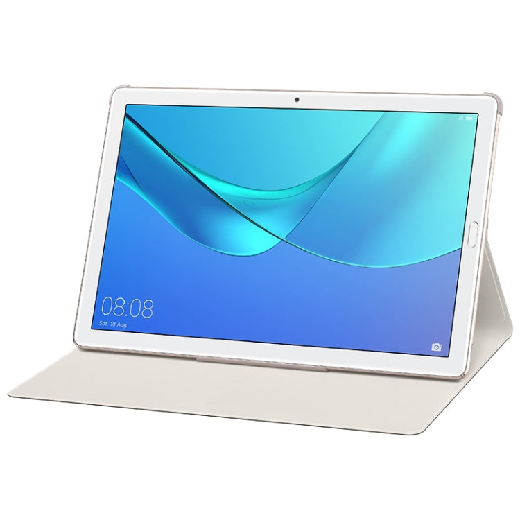 Horizontal Flip PU Leather Protective Case for Huawei MediaPad M5 10.8 inch, with Holder (Brown)