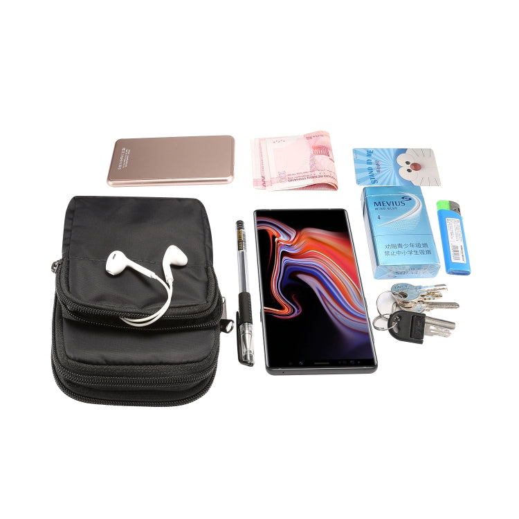 Multi-functional Universal Wrist / Waist Hanging / Hand Holding / Cross Mobile Phone Waist Pack Case for 6.3 Inch or Below Smartphones