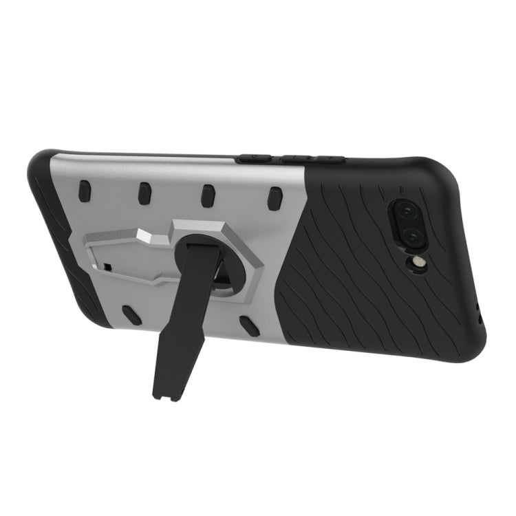PC + TPU Dropproof Sniper Hybrid Case for Huawei Honor 10, with 360 Degree Rotation Holder