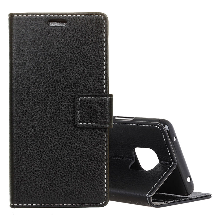 Litchi Texture Horizontal Flip Leather Case for Huawei Mate 20 Pro, with Holder & Card Slots & Wallet