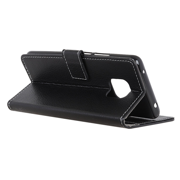 Litchi Texture Horizontal Flip Leather Case for Huawei Mate 20 Pro, with Holder & Card Slots & Wallet