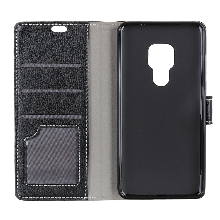 Litchi Texture Horizontal Flip Leather Case for Huawei Mate 20, with Holder & Card Slots & Wallet
