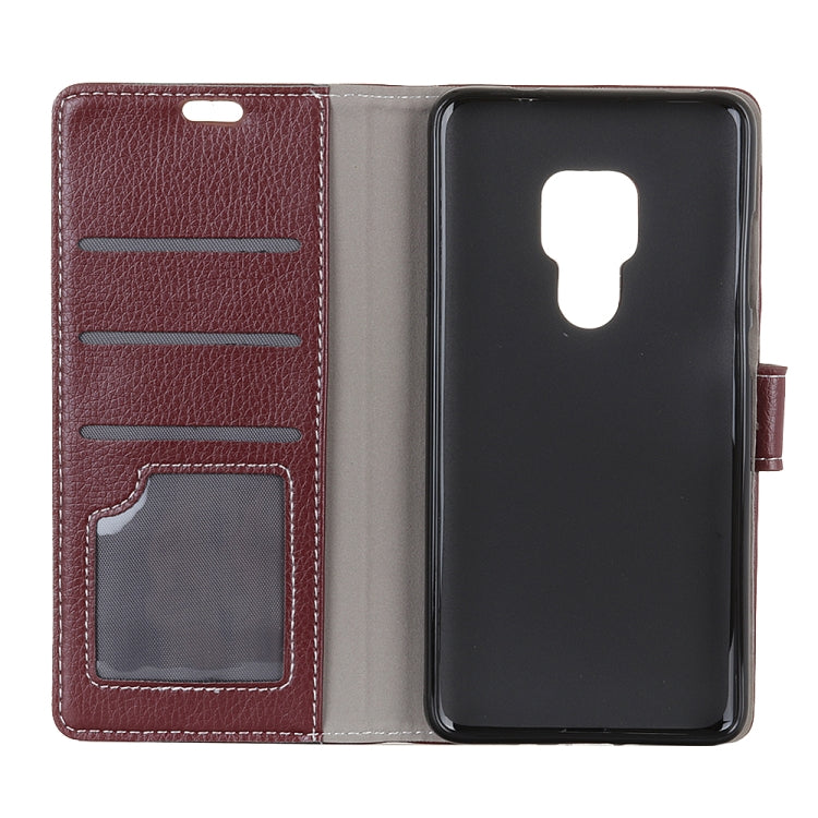 Litchi Texture Horizontal Flip Leather Case for Huawei Mate 20, with Holder & Card Slots & Wallet