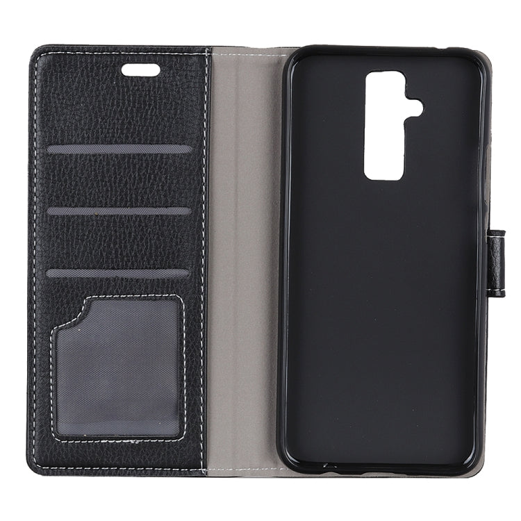Litchi Texture Horizontal Flip Leather Case for Huawei Mate 20 Lite, with Holder & Card Slots & Wallet