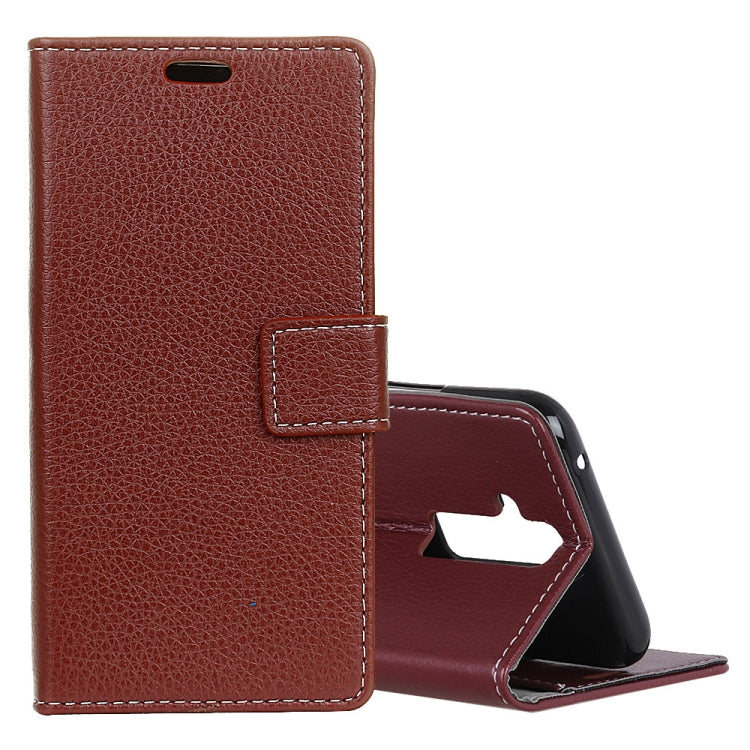 Litchi Texture Horizontal Flip Leather Case for Huawei Mate 20 Lite, with Holder & Card Slots & Wallet