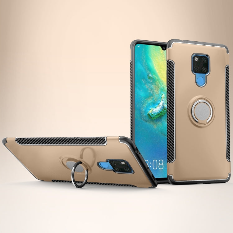 Shockproof Car Magnetic Case with 360 Degree Rotating Armor Ring for Huawei Mate 20 X
