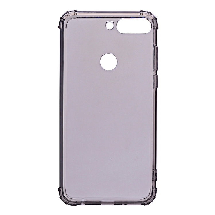 Simple Style Shockproof TPU Case for Huawei Honor 7C(Grey)