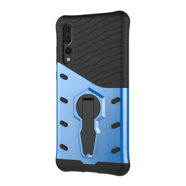 PC + TPU Dropproof Sniper Hybrid Case for Huawei P20 Pro, with 360 Degree Rotation Holder