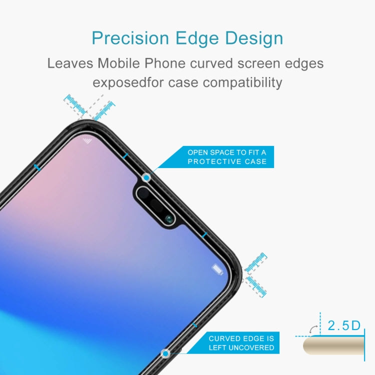 10 PCS for Huawei P20 Lite 0.26mm 9H Surface Hardness 2.5D Explosion-proof Tempered Glass Screen Film