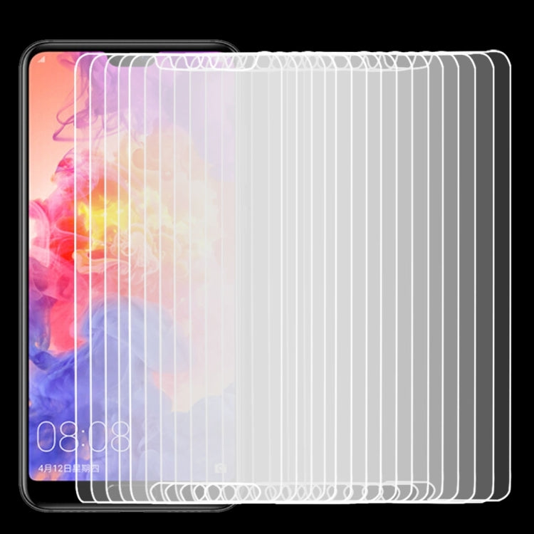 100 PCS for Huawei P20 Pro 0.26mm 9H Surface Hardness 2.5D Explosion-proof Tempered Glass Screen Film