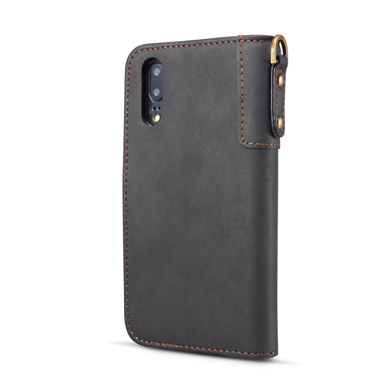 Cowhide Texture Horizontal Flip Leather Case for Huawei P20, with Holder & Card Slots & Wallet & Sling
