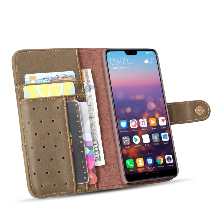 Cowhide Texture Horizontal Flip Leather Case for Huawei P20, with Holder & Card Slots & Wallet & Sling