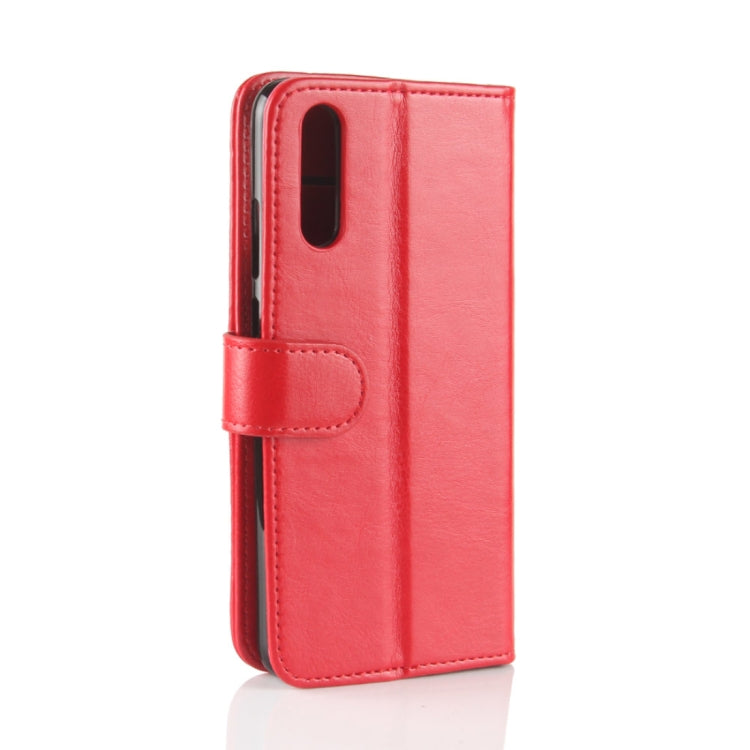 For Huawei  P20 PU + TPU Crazy Horse Texture Horizontal Flip Leather Case with Wallet & Holder & Card Slots