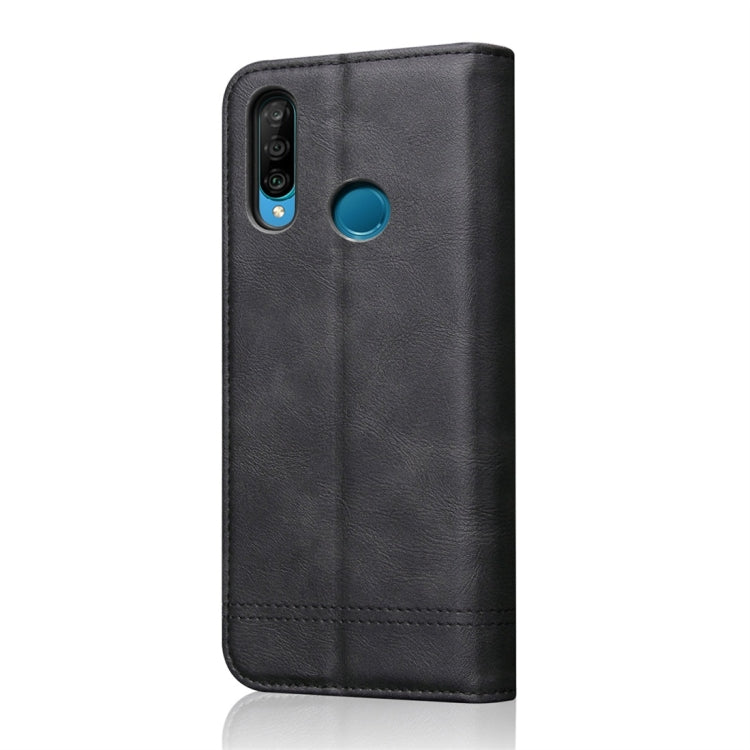 Casual Style Retro Crazy Horse Texture Horizontal Flip Leather Case for Huawei P30 Lite / Nova 4e, with Card Slots & Holder & Wallet