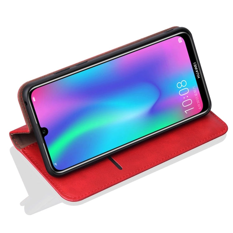 Casual Style Retro Crazy Horse Texture Horizontal Flip Leather Case for Huawei Y6 (2019) / Honor 8A, with Card Slots & Holder & Wallet