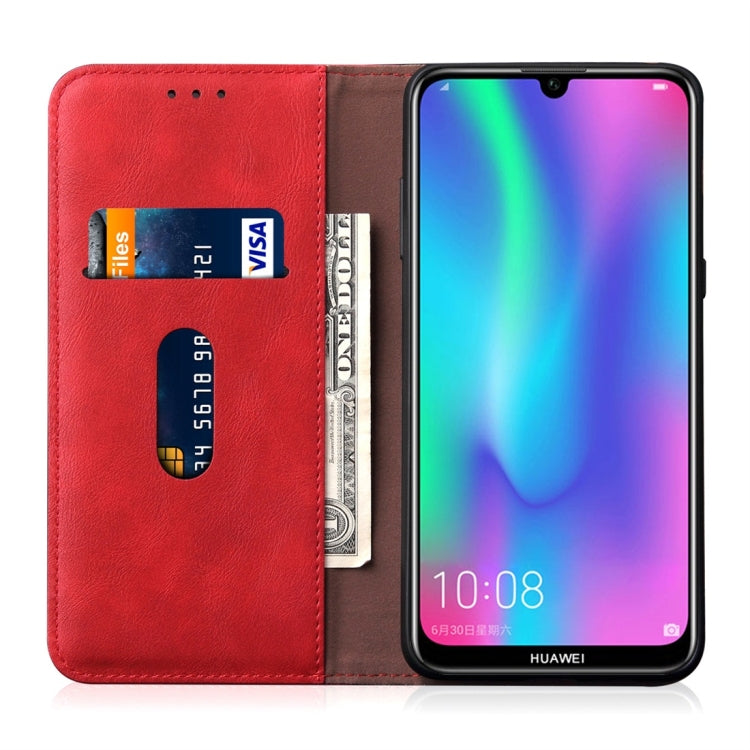 Casual Style Retro Crazy Horse Texture Horizontal Flip Leather Case for Huawei Y6 (2019) / Honor 8A, with Card Slots & Holder & Wallet