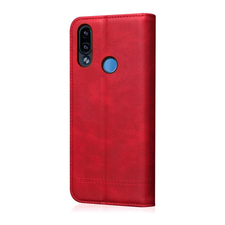 Casual Style Retro Crazy Horse Texture Horizontal Flip Leather Case for Huawei Y9 (2019) / Enjoy 9 Plus, with Card Slots & Holder & Wallet