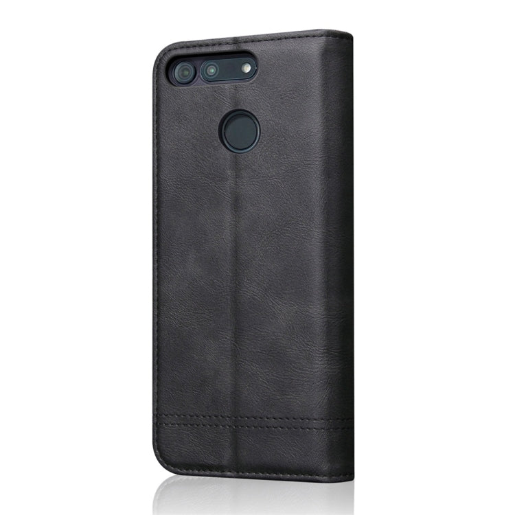 Casual Style Retro Crazy Horse Texture Horizontal Flip Leather Case for Huawei Honor View 20, with Card Slots & Holder & Wallet