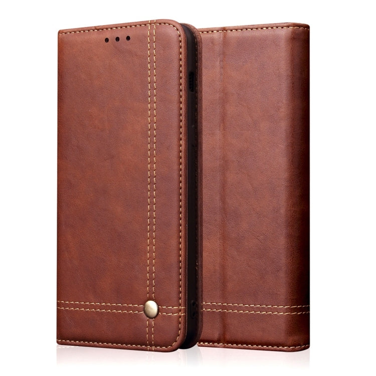 Casual Style Retro Crazy Horse Texture Horizontal Flip Leather Case for Huawei Honor View 20, with Card Slots & Holder & Wallet