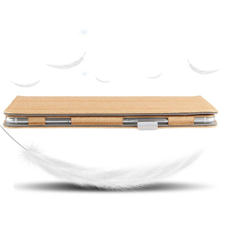 For Huawei MediaPad M5 8.4 inch Texture Horizontal Flip Leather Case with Tri-fold Holder & Sleep / Wake-up Function