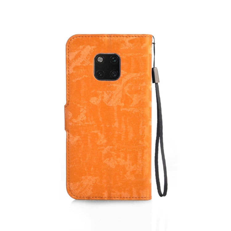 Horizontal Flip 3D Gradient Color PU + TPU Leather Case for Huawei Mate 20 Pro, with Holder & Card Slots & Photo frame