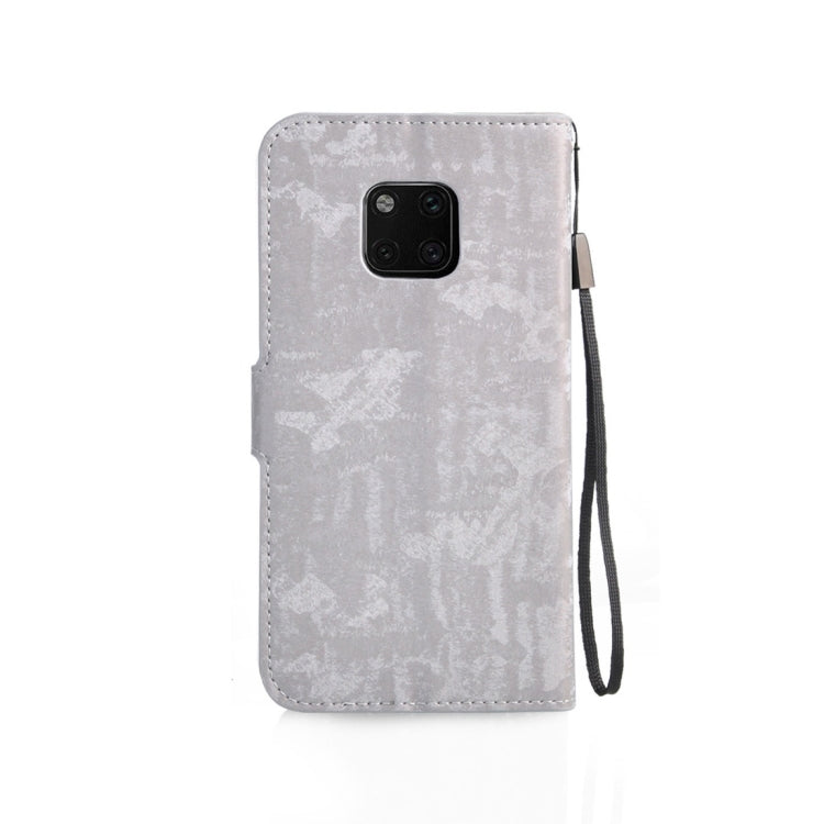 Horizontal Flip 3D Gradient Color PU + TPU Leather Case for Huawei Mate 20 Pro, with Holder & Card Slots & Photo frame