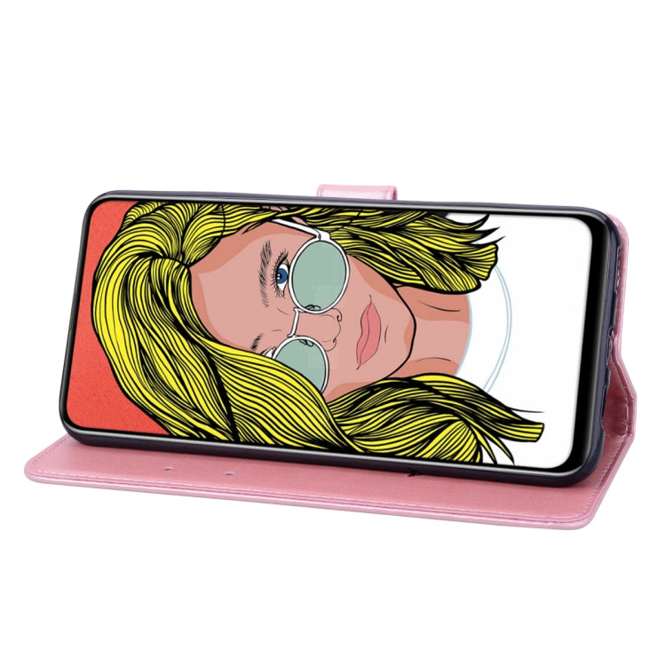 Rose Embossed Horizontal Flip PU Leather Case for Huawei P Smart Z, with Holder & Card Slots & Wallet