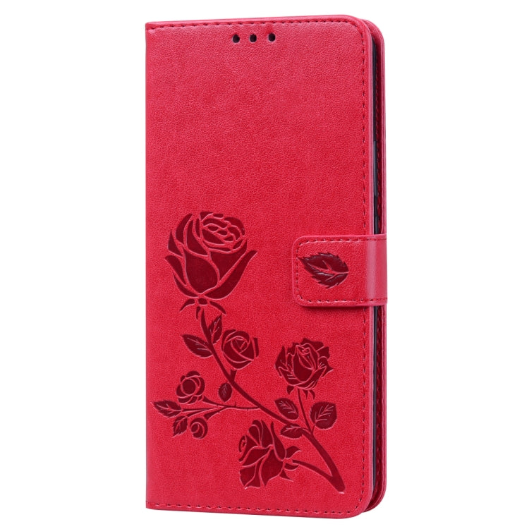 Rose Embossed Horizontal Flip PU Leather Case for Huawei P Smart Z, with Holder & Card Slots & Wallet