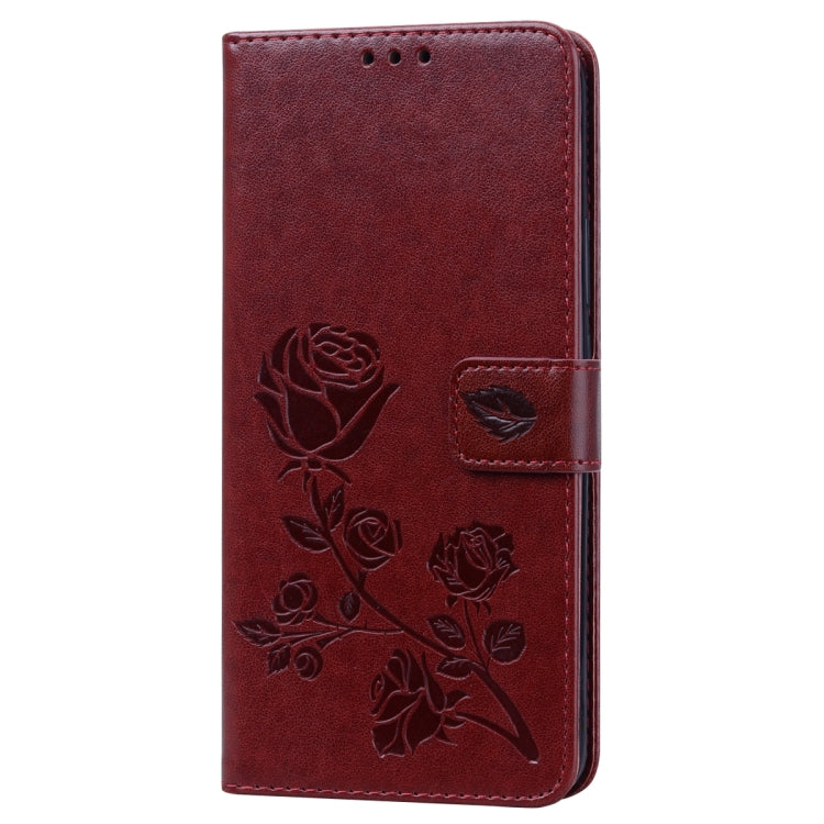 Rose Embossed Horizontal Flip PU Leather Case for Huawei P Smart Z, with Holder & Card Slots & Wallet
