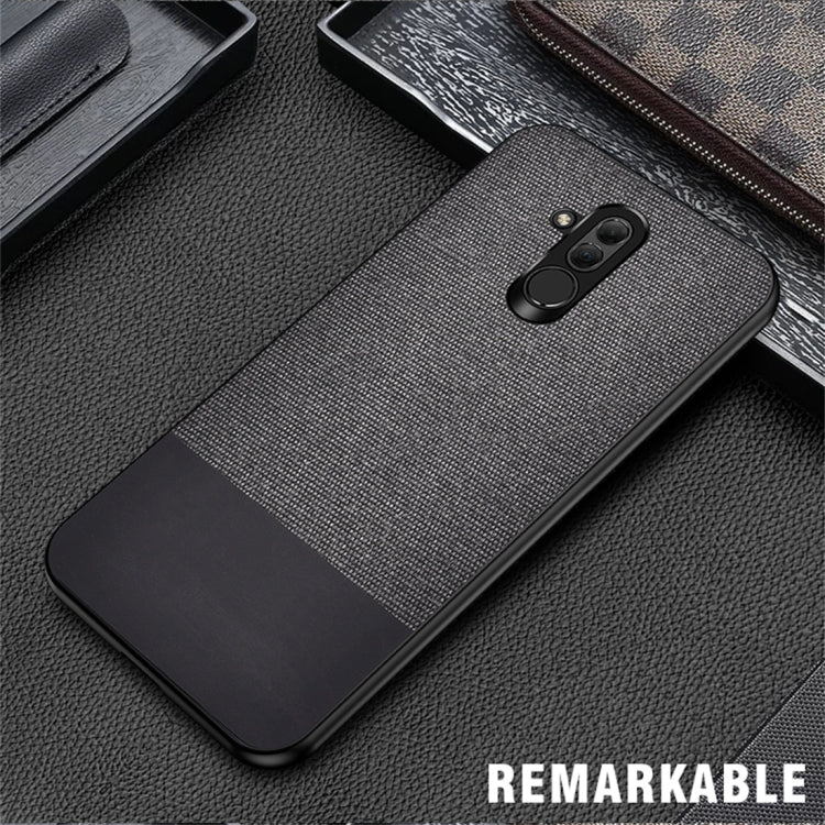 Shockproof Splicing PU + Cloth Protective Case for Huawei Mate 20 Lite
