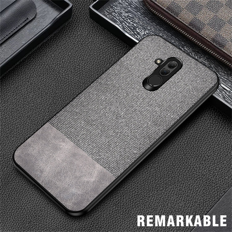 Shockproof Splicing PU + Cloth Protective Case for Huawei Mate 20 Lite