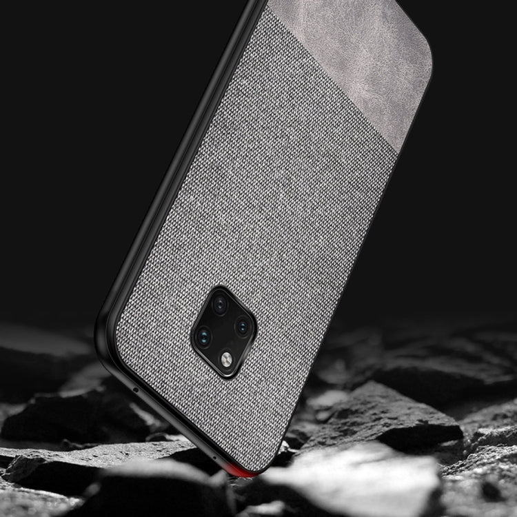 Shockproof Splicing PU + Cloth Protective Case for Huawei Mate 20 Pro