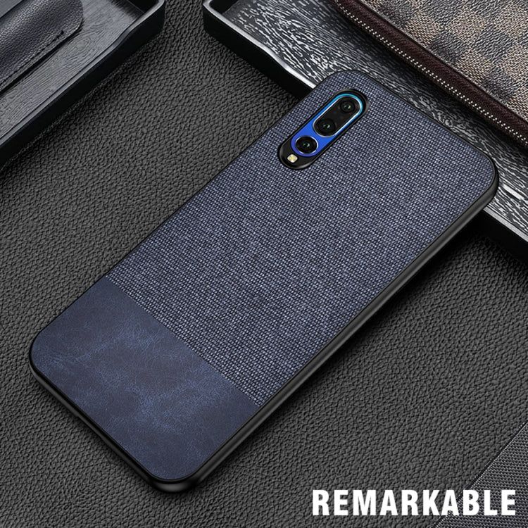 Shockproof Splicing PU + Cloth Protective Case for Huawei P30