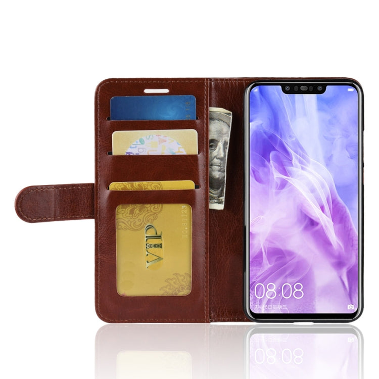 Crazy Horse Texture Horizontal Flip Leather Case for Huawei nova 3, with Wallet & Holder & Card Slots