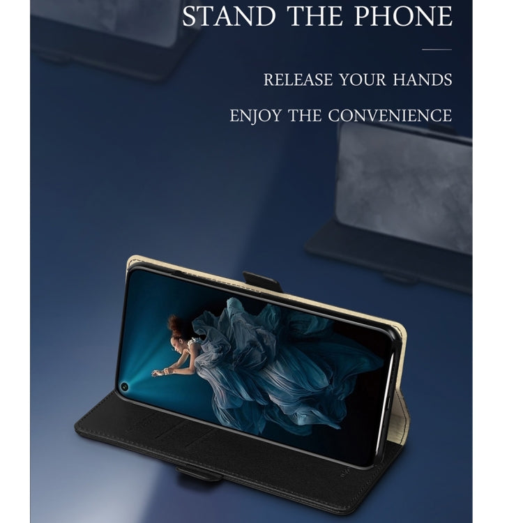 DZGOGO MILO Series PC + PU Horizontal Flip Leather Case for Huawei Honor 20, with Holder & Card Slot & Wallet