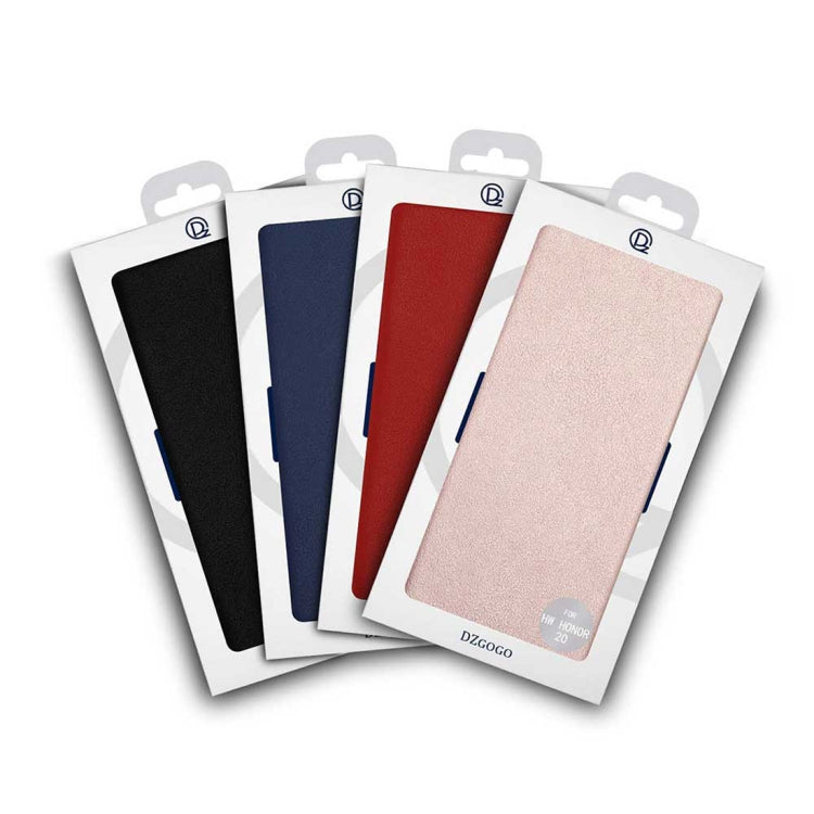 DZGOGO MILO Series PC + PU Horizontal Flip Leather Case for Huawei Honor 20, with Holder & Card Slot & Wallet
