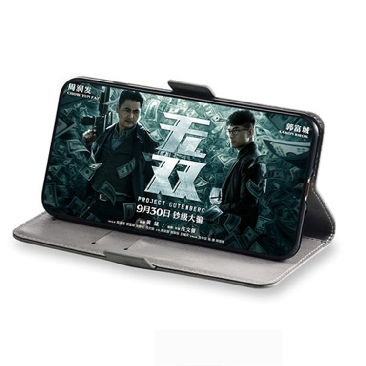 Retro Style Horizontal Flip Leather Case for Huawei P30 Pro, with Holder & Card Slots & Wallet (Grey)